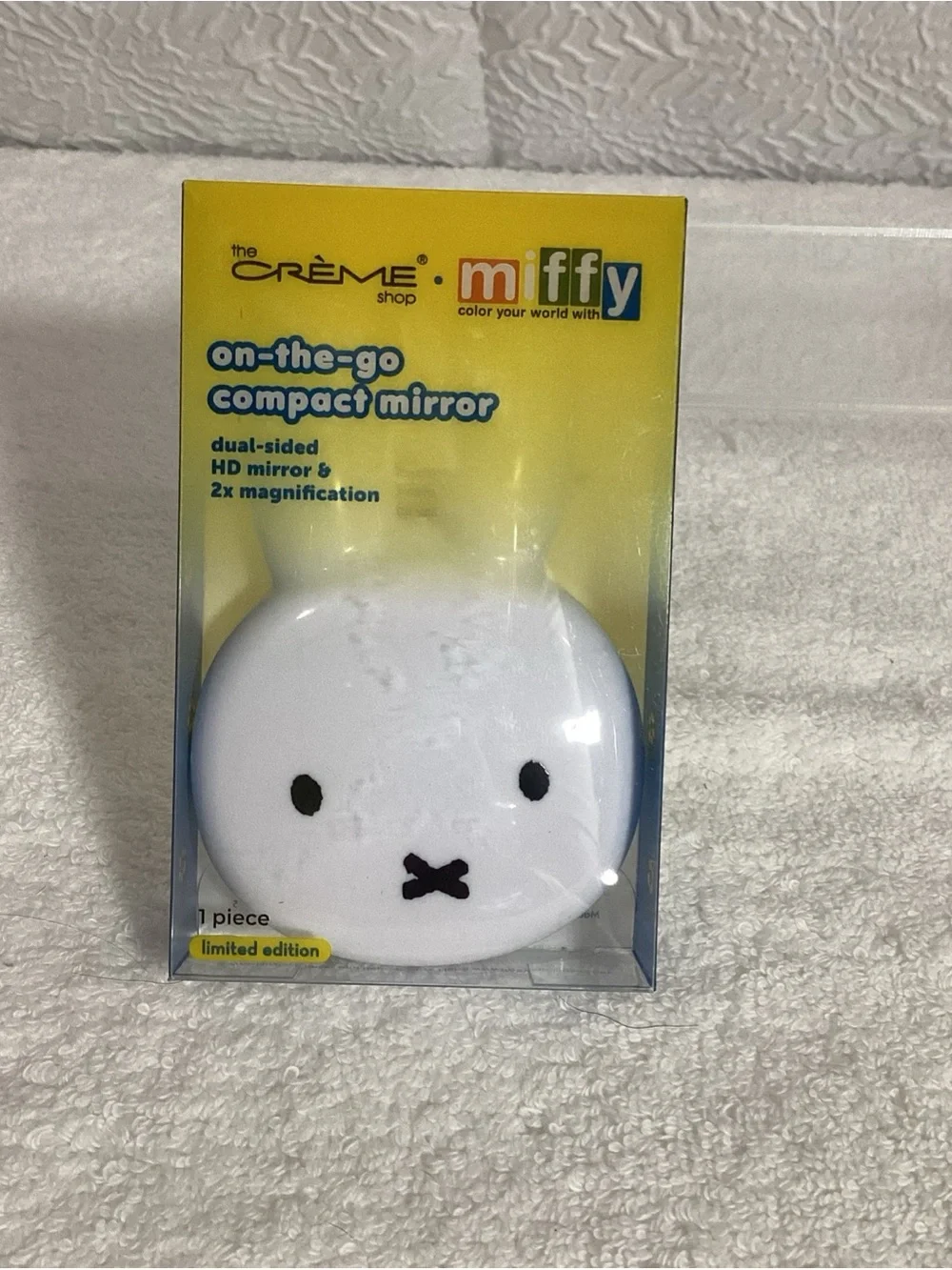 The Crème Shop Miffy On The Go Dual Sided Compact Mirror Bunny Rabbit Shape